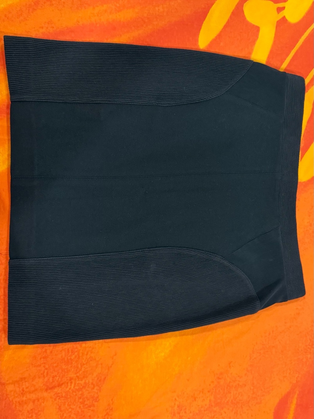 Madewell Black Mixed Texture Mini Skirt Size Small